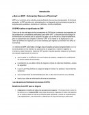 ¿Qué es ERP - Enterprise Resource Planning?