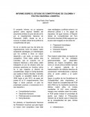 EL NUEVO ESTUDIO DE COMPETITIVIDAD EN COLOMBIA Y POLITICA NACIONAL