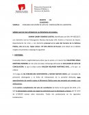 DEMANDA EJECUCIÓN DE ACTA DE CONCILIACIÓN DE ALIMENTOS