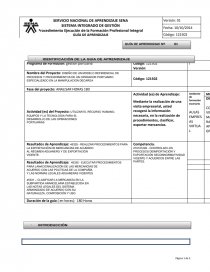 Programa de Formación: gestión portuaria. Página 1