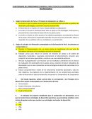 CUESTIONARIO DE CONOCIMIENTO GENERAL PARA TECNICO EN COOPERACIÓN INTERNACIONAL