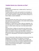 Analisis de Sueño de un gerente con Dios