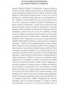 ﻿Acta de asamblea extraordinaria del consejo comunal La Franquera