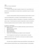 México en el comercio internacional