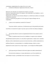 AUDITORIA ADMINISTRATIVA (PRACTICA EN CLASE). Página 1