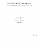 Nomenclatura y propiedades físicas de derivados de hidrocarburos