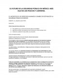 El futuro de la seguridad pública en México