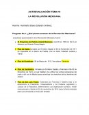 Que es una Sintesis Hostoria del Derecho Mexicano Tema VI. La Revolución Mexicana