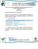 Normalizacion de una organizacion y su desarrollo