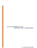 Ensayo de teorías del liderazgo