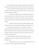 Con sus propias palabras, explique las diferentes etapas del proceso de calificaciones de la administración pública.