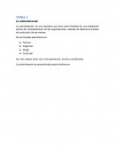 La administración.Liderazgo, dirección y toma de decisiones