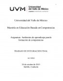 Ambientes de aprendizaje para la formación de competencias