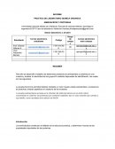 INFORME PRACTICA DE LABORATORIO QUIMICA ORGANICA AMINOACIDOS Y PROTEINAS