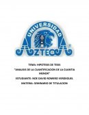HIPOTESIS DE TESIS “ANALISIS DE LA CUANTIFICACION DE LA CUANTIA MENOR”