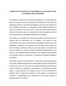 Impacto de la innovación y la tecnología en la evolución social y económica de la humanidad