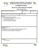 Técnico en Instrumentación Industrial BANCO DE REACTIVOS