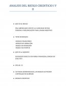 Análisis del riesgo crediticio