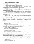 La función de dirección en la empresa.