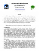 Desarrollo Móvil Multiplataforma ¿Por donde empezar?