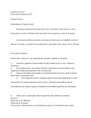 Examen logistica Metodología de Examen Parcial