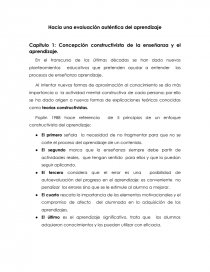Concepción constructivista de la enseñanza y el aprendizaje. Página 1