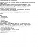 Técnicas y Metodologías para la mejora continua.