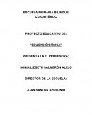PROYECTO EDUCATIVO DE: “EDUCACIÓN FÍSICA”