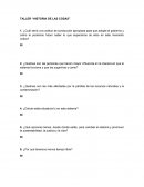 TALLER “HISTORIA DE LAS COSAS”