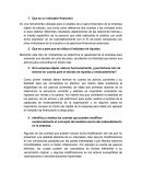 Que es un indicador financiero