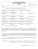 EXAMEN DE HISTORIA UNIVARSAL 2° GRADO