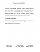 Ejemplo de informe estratégico