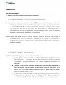 DESARROLLO. PARTE 1. Comunicación