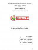 Que es la Integración económica de venezuela
