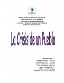 Crisis de pueblo Ensayo