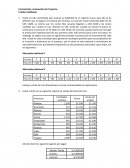 Formulación y Evaluación de Proyectos Práctica Calificada