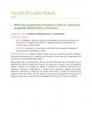 La empresa AAA S.A requiere un gerente Administrativo y Financiero