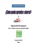 ¿como aprender a ahorrar?