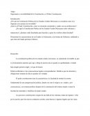 Supremacía e inviolabilidad de la Constitución y el Poder Constituyente