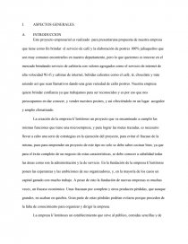 Proyecto empresarial Cybercafe. Página 1