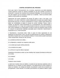 COMO ES EL CONTROL ESTADISTICO DEL PROCESO. Página 1