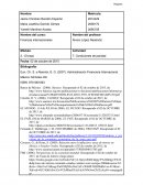 Módulos y tareas del curo de Finanzas internacionales