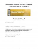Análisis econométrico de las elasticidades de la demanda del ají seco, precio del ají seco, precio del ají seco panca y el índice de precios familiar mensual