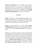 Ejemplo de Contrato de compraventa