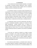 La contaminación y el uso irracional de los recursos naturales renovables y no renovables