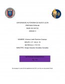 Actividad diagnóstica de Bases de datos