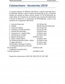 Cotizaciones - Incoterms 2010