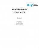RESOLUCION DE CONFLICTOS
