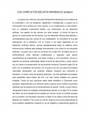 Conflictos bélicos mundiales