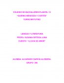 CUENTO: “LLUVIA DE AMOR”